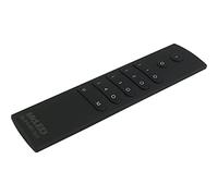 McLED Telecomando RF Slim a 4 canali, con Supporto Magnetico e Batteria, in plastica, Nero, Argento
