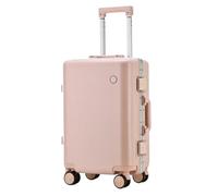 MCLIUJIA Valigie Accessori Da Viaggio Bagagli Rigidi Con Telaio In Alluminio, Valigia Con Ruota Universale Senza Cerniera In Policarbonato(D,20")