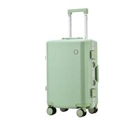 MCLIUJIA Valigie Accessori Da Viaggio Bagagli Rigidi Con Telaio In Alluminio, Valigia Con Ruota Universale Senza Cerniera In Policarbonato(A,20")