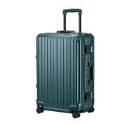 MCLIUJIA Valigie Accessori Da Viaggio Bagaglio Da Stiva Con Guscio Rigido Con Telaio In Alluminio, Valigia Senza Cerniera Con Ruote Girevoli(F,20in)