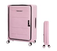 MCLIUJIA Valigie Accessori Da Viaggio Valigie Pieghevoli Trolley Regolabile Bagaglio A Mano Valigia Aperta Anteriore(E,20 in)