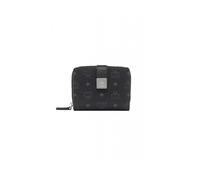 MCM - Aren Visetos Brass Plate Wallet - - Accessories - Donna - Nero - ONE SIZE
