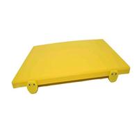 MCM-Service-Srl Tagliere in polietilene Professionale Giallo 40x30x2 con Fermi