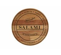 MCM service Tagliere Rotondo in FAGGIO Salami 30CM per Cucina