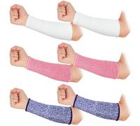 MCMILEE 3 Paia di Protezioni per Le Braccia per Pelle Sottile e Lividi, Maniche per Avambraccio Resistenti al Taglio, Maniche di Protezione per Ustioni del Braccio di Livello 5