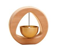 MCMILEE Campanello in con Dopamina, Campanello in Legno, Campanello A, Regalo di Inaugurazione della Casa Giapponese, Ciondolo D'Ingresso, Triangolo