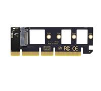 MCMILEE Scheda Adattatore M.2 NVME SSD A PCIe 4.0 64 Gbps M-Key PCIe4.0 X16 per PC Desktop PCI-e GEN4
