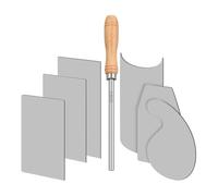 MCMILEE Set di Raschietti per Legno per Mobile Raschietto per Carte Raschietto per Vernici Strumento