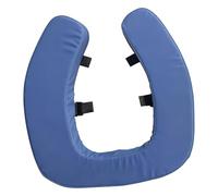 MCMUZKZS Copriwater Rialzato, Comodo Rivestimento in Spugna con Imbottitura in Morbida Similpelle PU, Accessorio di Ricambio, Assistenza Domiciliar, Blu