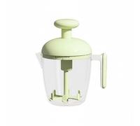 MCMUZKZS Sbattitore Manuale Frusta Mixer Utensile Cucina Semi Automatico Meccanismo a Pressione Funzione Multiuso per Mescolare Uova Crema Impasti Proteine, Verde