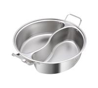 MCMUZKZS Shabu Shabu Divisore Pentola per Hot Pot Pentola per Hot Pot Accessorio Da Cucina Pentola con Divisorio Pentola per Anatra Mandarina Divisa per, L