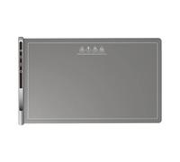 MCMUZKZS Tappetino Riscaldante Elettrico per Cibo Stuoia Scaldavivande Timer Piastra Termica in Silicone Flessibile Vassoio Riscaldante Impermeabile, Grigio