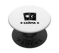 MCMXC Karma Luna e Sole Carte Tarocchi Divinatorio Destino PopSockets PopGrip Adesivo