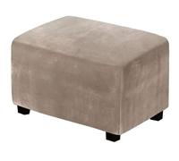 MCNDSI Copri Pouf Rettangolare Elasticizzato Copri Pouf Poggiapiedi Copertura Per Pouf Poggiapiedi velluto(H20,S: 85-95cm x 40-50cm)