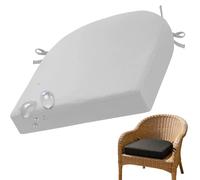 MCNDSI Cuscini per Sedie Antiscivolo con Lacci, Cuscini a Ferro di Cavallo Impermeabili 40x40/45x45/50x50 cm per Esterno Giardino e Arredamento Casa(#5,50x50x5cm)