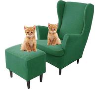 MCNDSI Salvadivano Copripoltrona con Orecchie Copripoltrona Trapuntato Adele Elasticizzato Coprisedile per Poltrona Poltrona Protettiva Jacquard Antiscivolo (Color : #26)