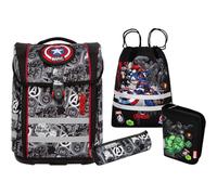 McNeill Ergo Perfecto Marvel Schoolbag Set 5-teilig Avengers