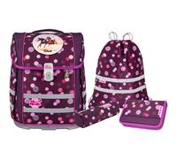 McNeill Ergo Perfecto Schoolbag Set 5-teilig Ruby A