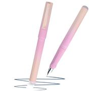 McNeill - Ghost Pen - Gradient - Penna stilografica cancellabile per scuola e uso quotidiano | Per destrimani e mancini | Inchiostro cancellabile termicamente ergonomico, ricaricabile (gradiente rosa)