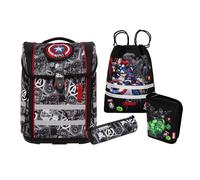 McNeill Ergo Perfecto Marvel Schoolbag Set 5-teilig Avengers