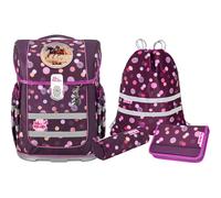 McNeill zaino della scuola Ergo Compacto Schoolbag Set 5-teilig Ruby