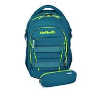McNeill zaino della scuola LUCA 2:0 School Backpack Petrol & Light Green petrolio