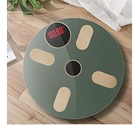 MCNUSS Bilancia Bluetooth Intelligenti, Cardiofrequenzimetro, Bilancia Pesapersone Digitale Analizzatore con App per Smartphone per Peso Corporeo, Grasso Corporeo, BMI, BMR, Massa Muscolare,Verde