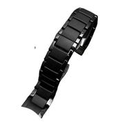 MCNVNEFSAW Adatto for cinturino for AR1451 AR1452 AR1400 AR1410 for chiusura a farfalla in acciaio inossidabile, cinturini for orologi in ceramica da 22 mm e 24 cinturino per orologio(AR1451,24mm)