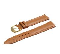 MCNVNEFSAW Bracciale in pelle marrone con chiusura in oro rosa, cinturino for orologio da 18 mm, 20, 22, for tutti gli orologi cinturino per orologio(Light Brown G,20mm)