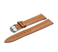 MCNVNEFSAW Bracciale in pelle marrone con chiusura in oro rosa, cinturino for orologio da 18 mm, 20, 22, for tutti gli orologi cinturino per orologio(Brown S,18mm)