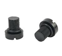 MCNVNEFSAW Bullone valvola di sfiato radiatore nero 2 pezzi adatto for BMW E34 E36 E39 E46 E83 E53 17111712788 bullone accessori auto camion Radiatore