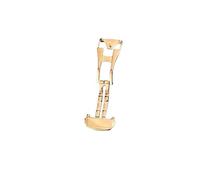MCNVNEFSAW Chiusura deployante in acciaio inossidabile 316L adatta for Omega da 16 mm, 18 mm e 20 mm, fibbia pieghevole in argento rosa dorato nero. Fermaglio(Rose Gold Style 2,20mm)