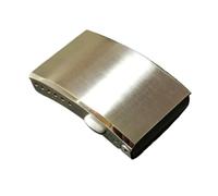 MCNVNEFSAW Cinturino for orologio for fibbia pieghevole in acciaio inossidabile da 16 mm, 18 mm, 20 mm e 22 mm, for chiusura a farfalla a doppia pressione estesa a 6 fori, fibbia spazzolata. Fermaglio