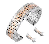 MCNVNEFSAW Cinturino for orologio in acciaio inossidabile, cinturini universali for estremità curva e fibbia pieghevole ad arco, cinturino for bracciale da 18 mm, 20 mm, 22 mm, accessori for cinturini
