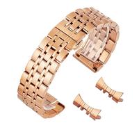 MCNVNEFSAW Cinturino for orologio in acciaio inossidabile, cinturini universali for estremità curva e fibbia pieghevole ad arco, cinturino for bracciale da 18 mm, 20 mm, 22 mm, accessori for cinturini