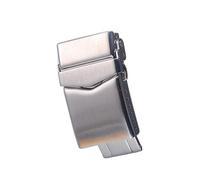 MCNVNEFSAW Cinturino for orologio in acciaio inossidabile massiccio for fibbia pieghevole da 18 mm, 20 mm, 22 mm, chiusura di sicurezza a farfalla a doppia pressione, accessori Fermaglio(18mm)