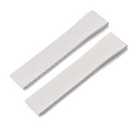 MCNVNEFSAW Cinturino for orologio in gomma da 16 mm, 18 mm, 19 mm, 20 mm, 21 mm, 22 mm, cinturino for orologio FKM CTS for sgancio rapido, fibbia a farfalla in argento, tagliato su misura Fermaglio(Wh