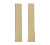 MCNVNEFSAW Cinturino for orologio in gomma fluorurata CTS da 18 mm, 19 mm, 20 mm, 22 mm, for fibbia sgancio rapido, da tagliare su misura Fermaglio(Khaki No Buckle,18mm)