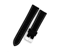 MCNVNEFSAW Cinturino for orologio in pelle scamosciata da 16 mm, 17 mm, 18 mm, 19 mm, 20 mm, 22 mm, for cuciture fatte a mano, cinturino a sgancio rapido for accessori for orologi cinturino per orolog
