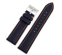 MCNVNEFSAW Cinturino impermeabile in tela da vela da 18 mm, 19 mm, 20 mm, 21 mm, 22 mm, 23 mm, 24 mm, for sgancio rapido, adatto for Omega, for Blancpain e for Seiko Divers. cinturino per orologio(Blu