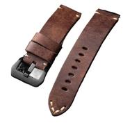 MCNVNEFSAW Cinturino in pelle, compatibile for cinturini in pelle da 49 mm, 46 mm, 45 mm, 44 mm e 42 mm di spessore, stile ultra retrò. cinturino per orologio(C Brack Buckle,49MM)