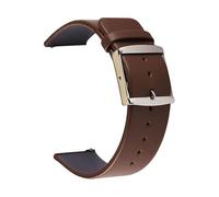 MCNVNEFSAW Cinturino in pelle for orologio da 14-24 mm, adatto for Samsung Galaxy Watch 20 mm e 22 mm, cinturino a sgancio rapido Z16 cinturino per orologio(Plain brown,Samsung Active)