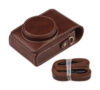MCNVNEFSAW Cinturino in pelle sintetica in pelle sintetica for borsa for fotocamera portatile a 3 colori GR2 / GR3RX100 / II/III/IV/V/VI/VII / ZV1 Adatto for Ricoh adatto for Sony borsa foto
