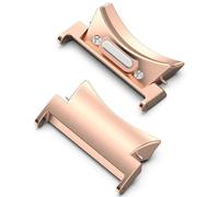 MCNVNEFSAW Connettore Quick Fit adatto for Samsung Galaxy Watch 6 5 4 40 mm 44 mm adatto for Galaxy Watch 6 Classic 42 46 43 47 mm 2 adattatori in acciaio inossidabile Fermaglio(RG,20mm)