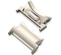 MCNVNEFSAW Connettore Quick Fit adatto for Samsung Galaxy Watch 6 5 4 40 mm 44 mm adatto for Galaxy Watch 6 Classic 42 46 43 47 mm 2 adattatori in acciaio inossidabile Fermaglio(Starlight,20mm)