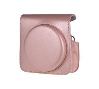 MCNVNEFSAW Coperchio protettivo for fotocamera marrone/rosa/nero PU. Borsa in pelle for tracolla borsa da fotocamera adatta for Fujifilm Instax adatta for quadrato SQ6. Film istantaneo borsa fotog