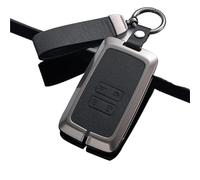 MCNVNEFSAW Cover in Pelle for Chiave Auto Adatta for Renault Austral Kadjar Clio Megane Captur Arrana Kolaos Zoe Scenic Dacia Sandero Duster Logan Jogger Portachiavi(A Black with Belt)