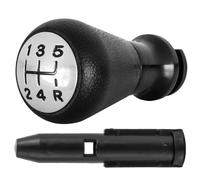 MCNVNEFSAW Cuffia pomello cambio adatta for CITROEN C1 C3 C4 for PEUGEOT 106 107 205 206 207 306 307 308 309 405 406 407 508 605 607 806 807 Pomello del cambio(Chrome)