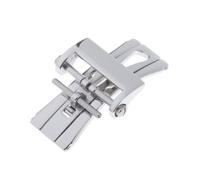 MCNVNEFSAW Fibbia di ricambio for cinturino da polso for chiusura deployante in acciaio inossidabile, for pulsante, argento, 20 mm Fermaglio(Style B-20mm)