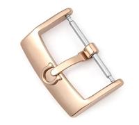 MCNVNEFSAW Fibbia for orologio in acciaio inossidabile da 12 mm, 14 mm, 16 mm, 18 mm e 20 mm, accessori for chiusura di ricambio for cinturino in pelle for strumento Fermaglio(Rose Gold,16MM_1 PC)